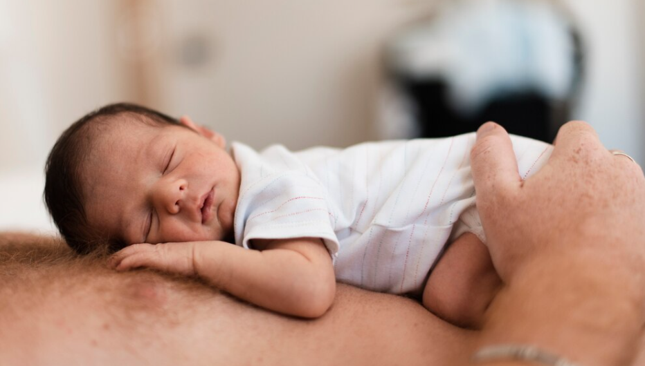 Safe Means to Permit a Baby to Sleep on Your Chest